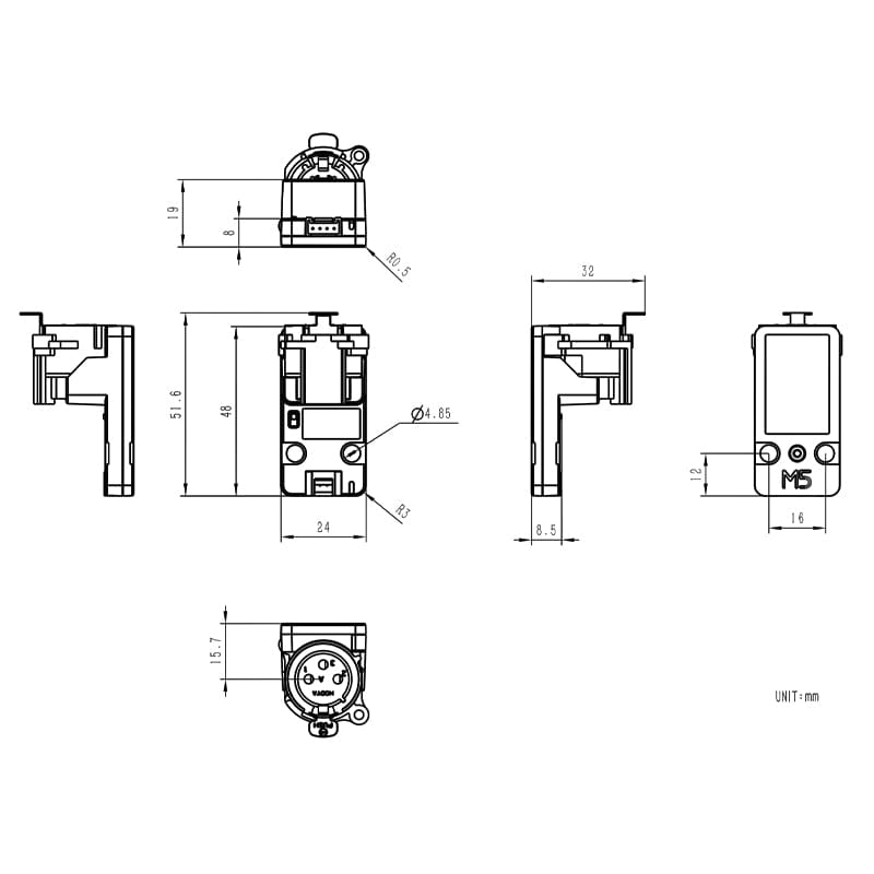 DMX Unit with Isolated RS-485 Transceiver (CA-IS3092W)