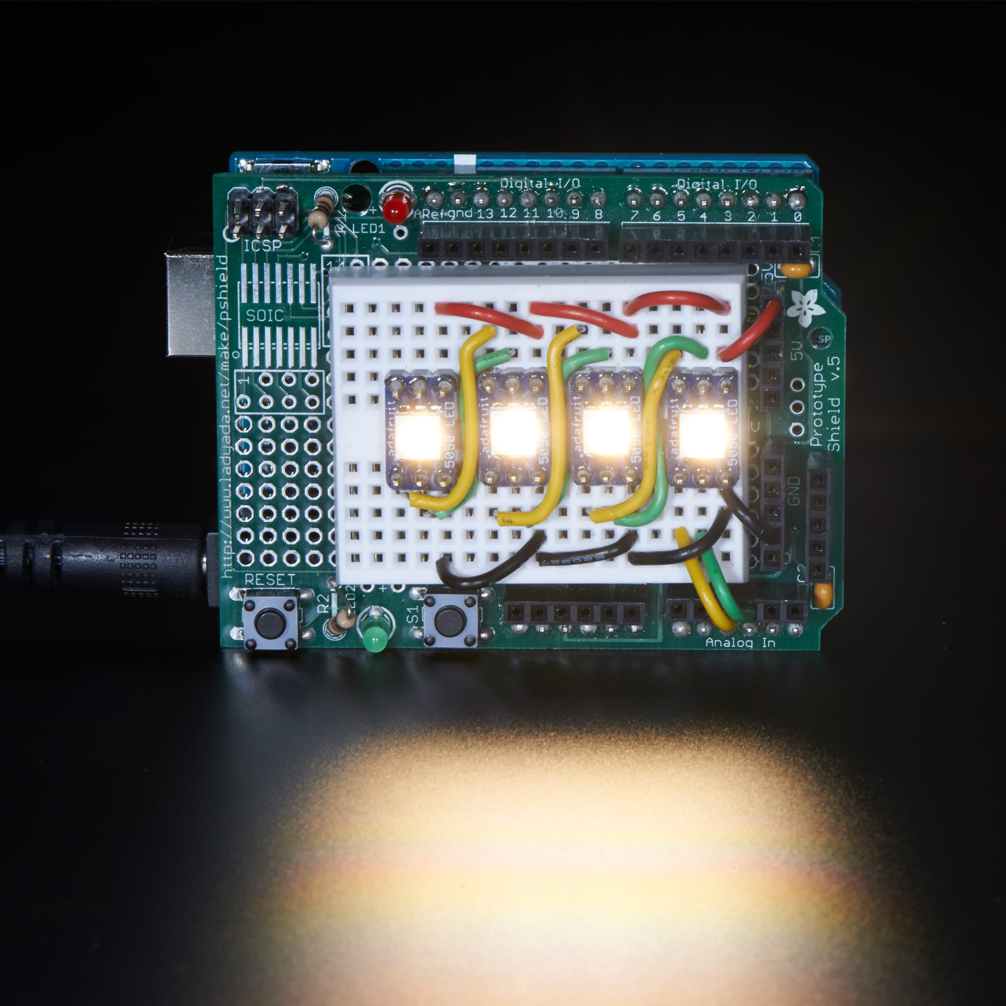DotStar Addressable 5050 Warm White LED w/Integrated Driver Chip (10 Pack ~3000K) by Adafruit - The Pi Hut