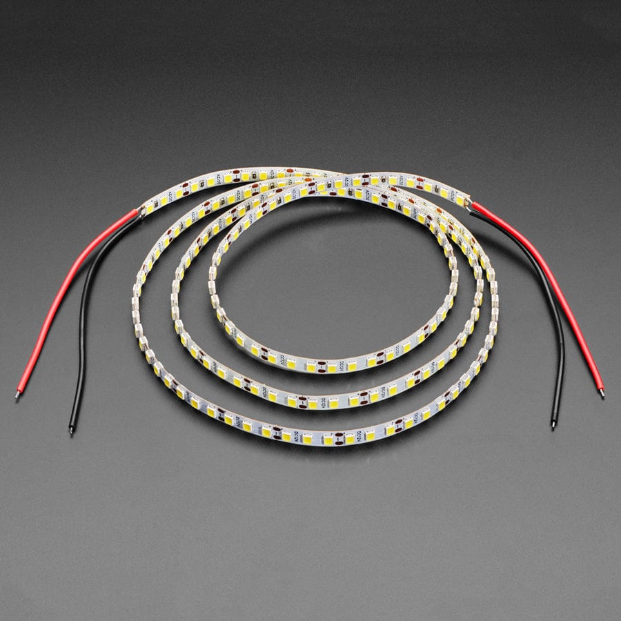 Double-Sided Single Color 12V LED Strip - Cool White 6000K - 1m - The Pi Hut