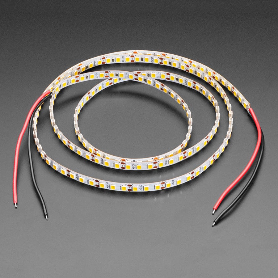 Double-Sided Single Color 12V LED Strip - Warm White 3000K - 1m - The Pi Hut