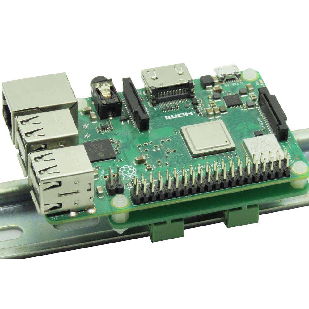 DIN-RAIL Kit Type-1 - Parallel to Rail - for Raspberry Pi