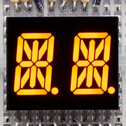 Dual Alphanumeric Display -Yellow 0.54" Digit Height - Pack of 2 by Adafruit - The Pi Hut