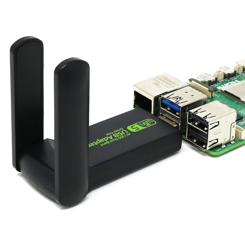Dual-Band USB WiFi Adapter for Raspberry Pi (5GHz/2.4GHz MT7612U)