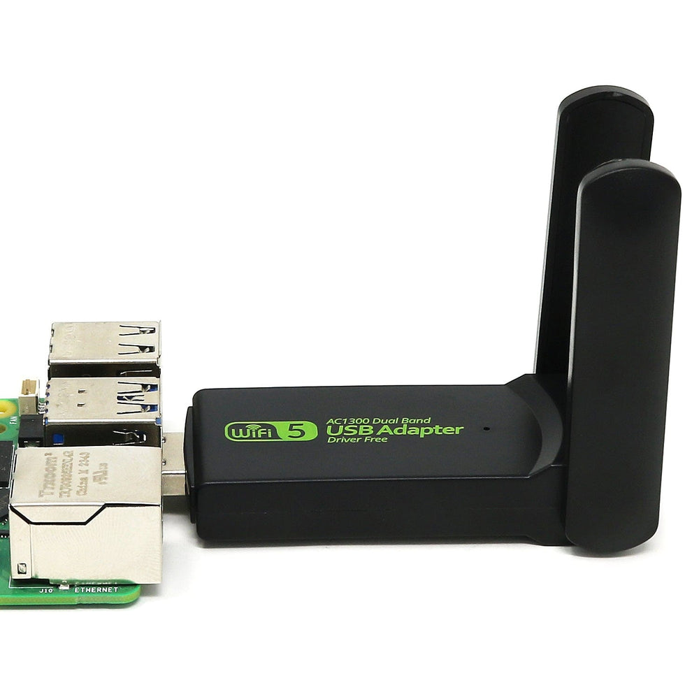 Dual-Band USB WiFi Adapter for Raspberry Pi (5GHz/2.4GHz MT7612U) - The Pi Hut