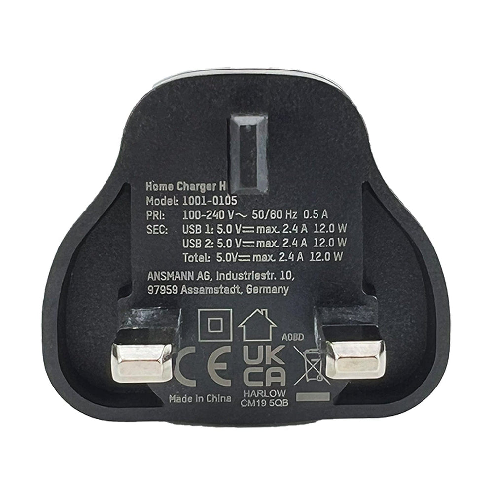 Dual-USB Charger (UK Plug)