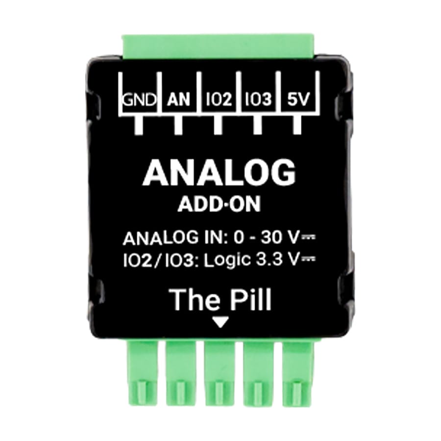 Shelly Analog 0-30V Add-on for The Pill