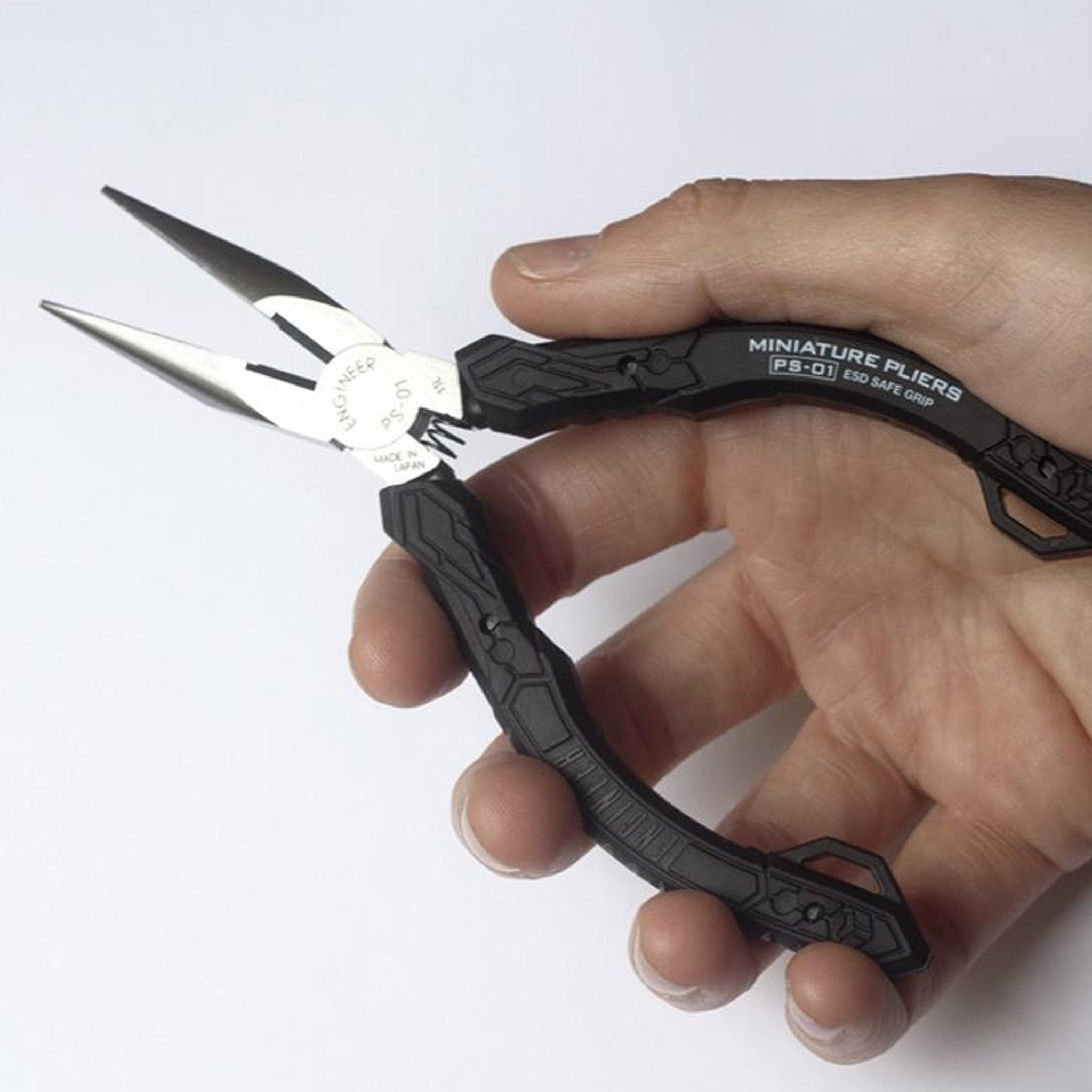 Engineer PS-01 Long Nose Pliers (Compact, ESD Safe) - The Pi Hut