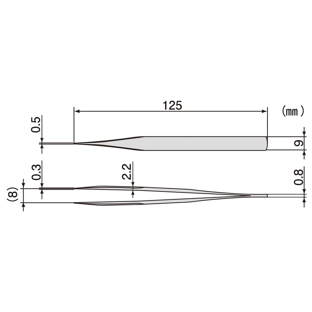 Engineer® PT-16 Fine Tip Non-Flex Tweezers by Engineer - The Pi Hut