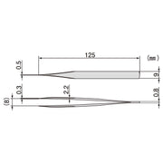 Engineer® PT-16 Fine Tip Non-Flex Tweezers by Engineer - The Pi Hut