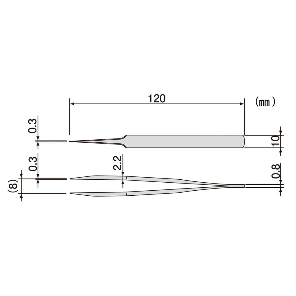 Engineer® PT-31 Super Fine Tip Non-Flex Tweezers by Engineer - The Pi Hut