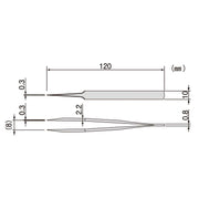 Engineer® PT-31 Super Fine Tip Non-Flex Tweezers by Engineer - The Pi Hut