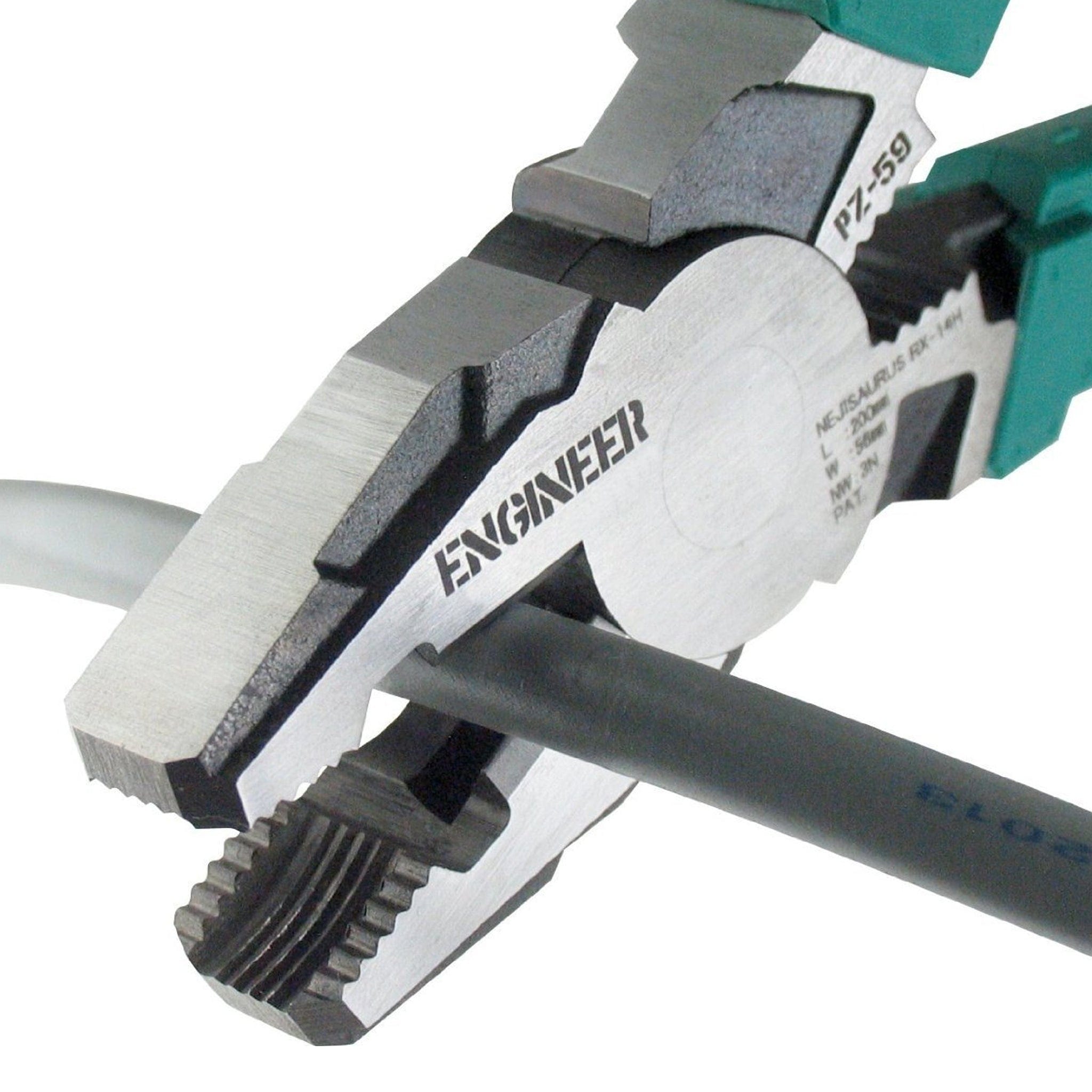 Engineer PZ-59 Neji-Saurus RX heavy-Duty Screw Removal Pliers (Combi Style) - The Pi Hut