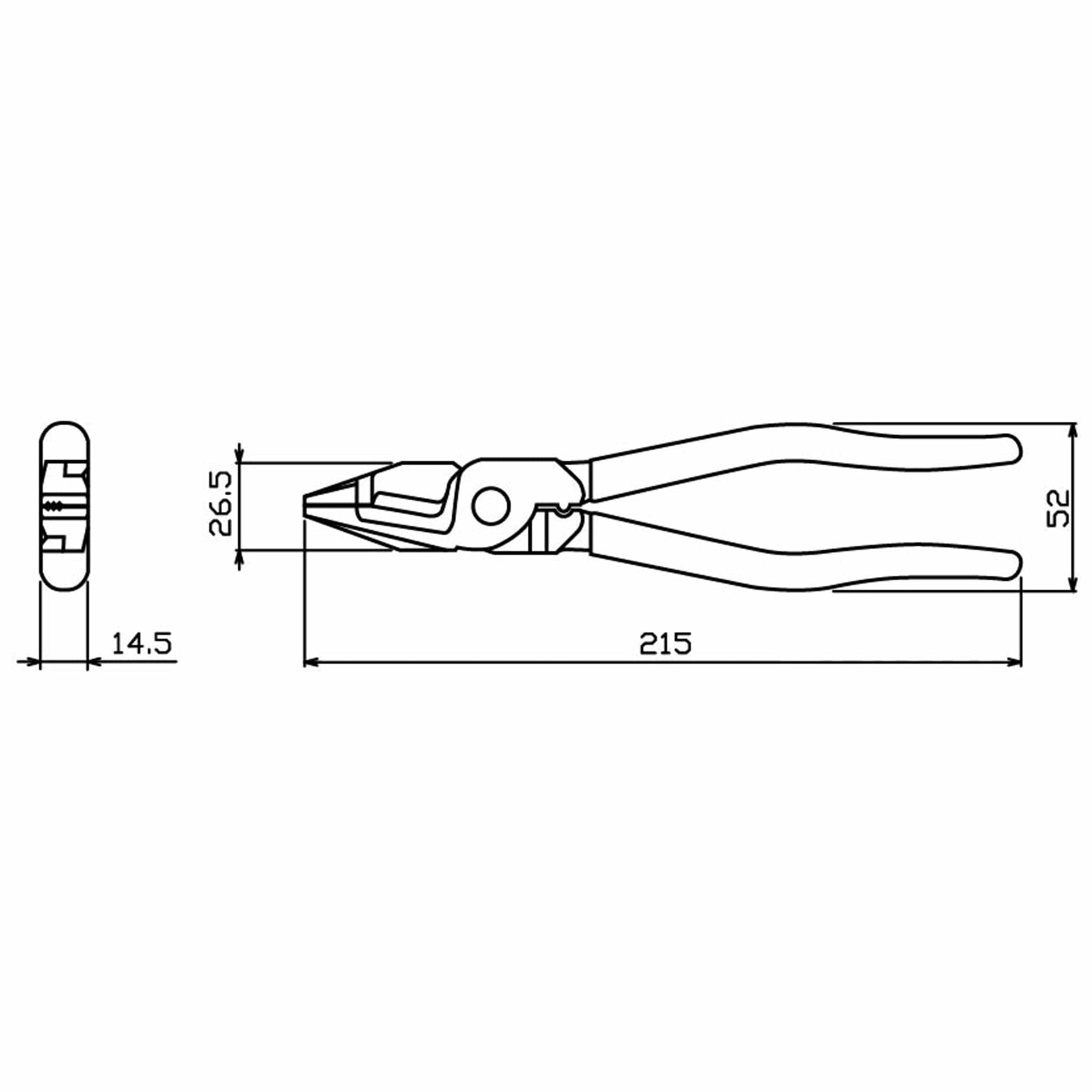 Engineer PZ-79 Screw Removal Pliers with Cable Shear Jaws - The Pi Hut