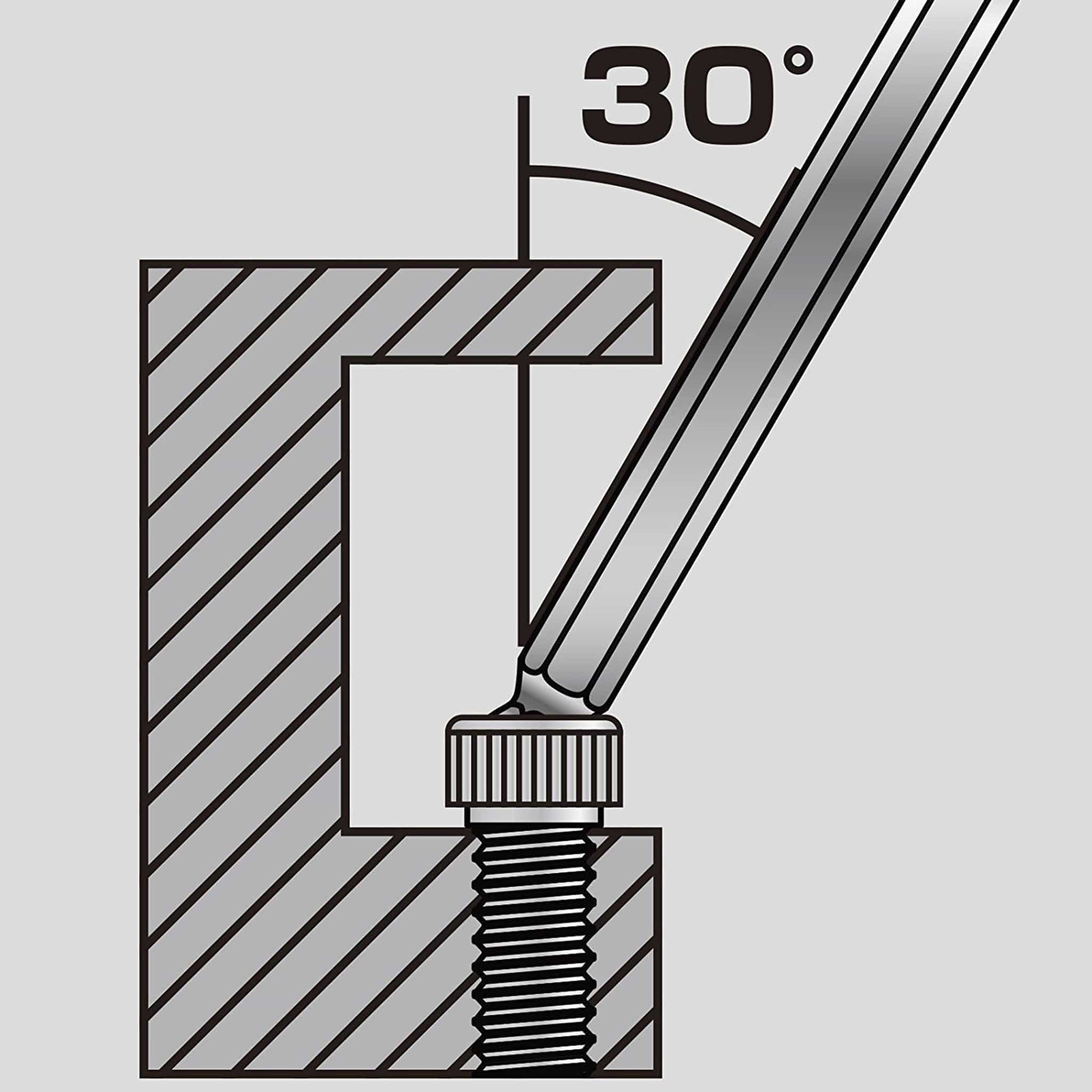 Engineer TWB-01 Long-Reach Ball-Pointed Hex Wrench Set