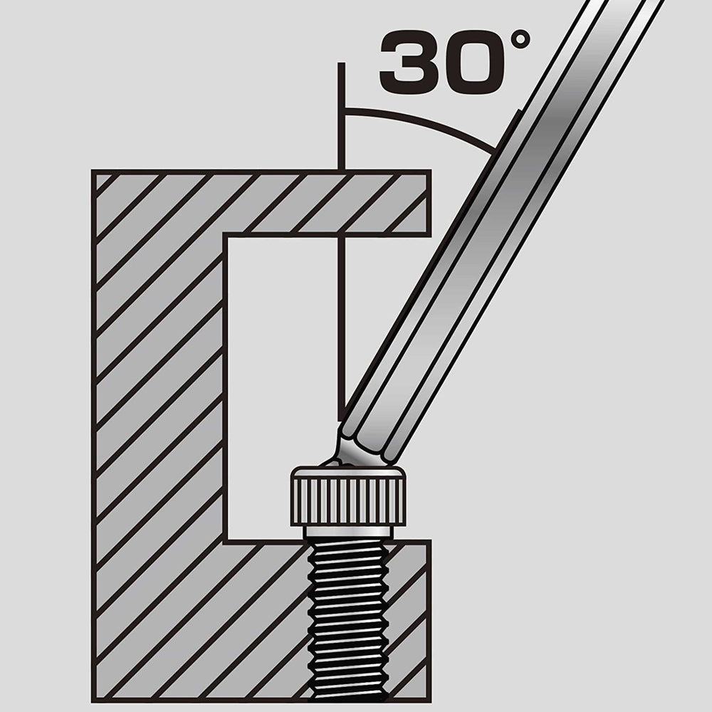 Engineer TWB-01 Long-Reach Ball-Pointed Hex Wrench Set - The Pi Hut