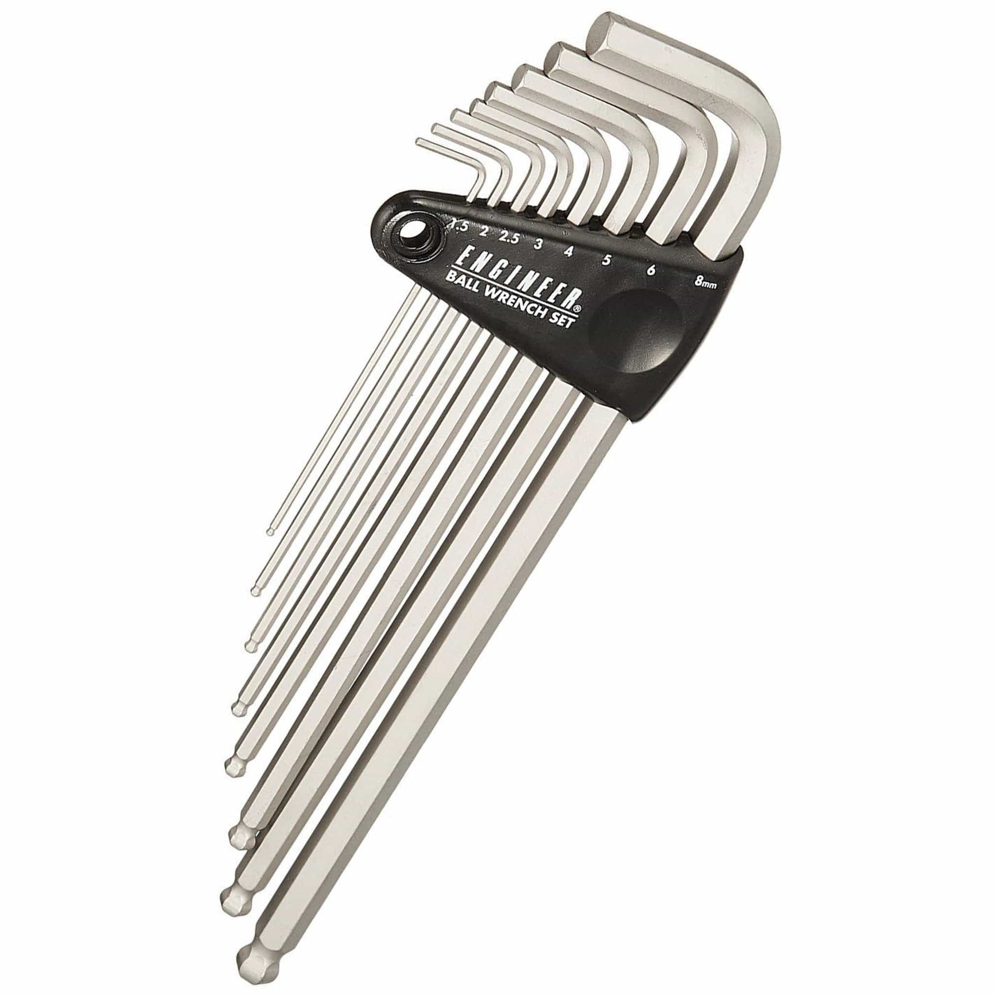 Engineer TWB 01 Long Reach Ball Pointed Hex Wrench Set