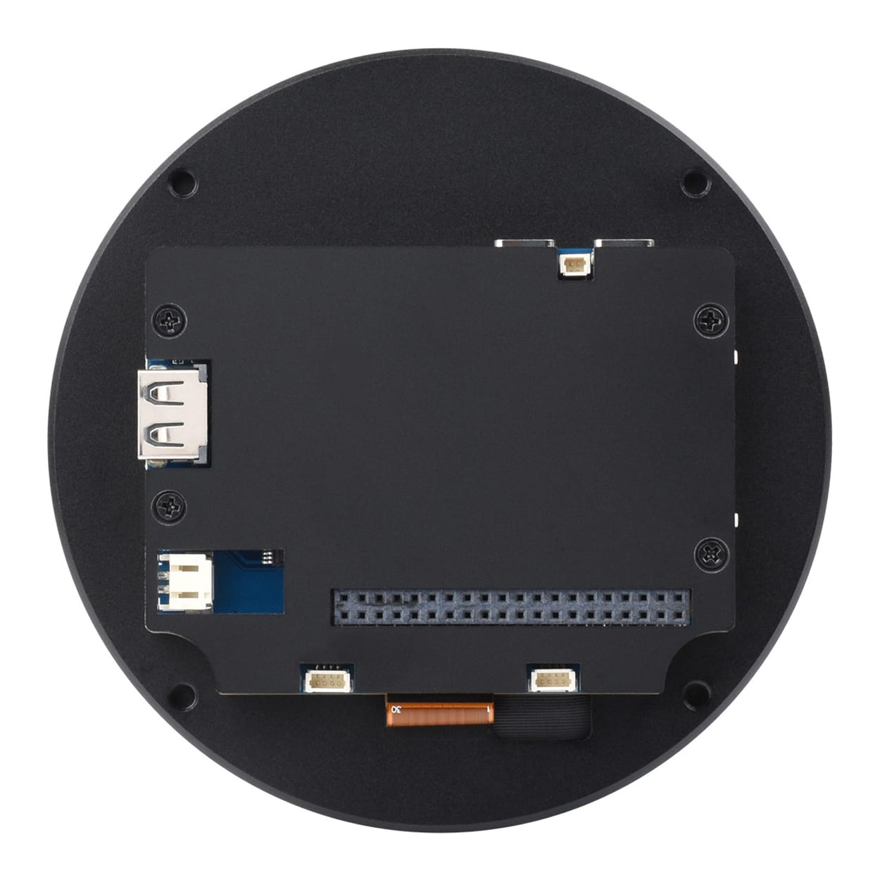 ESP32-P4 3.4" Round Touch Display Dev Board (800x800) by Waveshare - The Pi Hut