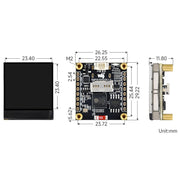 ESP32-S3 1.3" IPS LCD Display Dev Board with IMU (240×240) by Waveshare - The Pi Hut