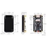 ESP32-S3 1.47" Touch Display Dev Board with SD Slot by Waveshare - The Pi Hut