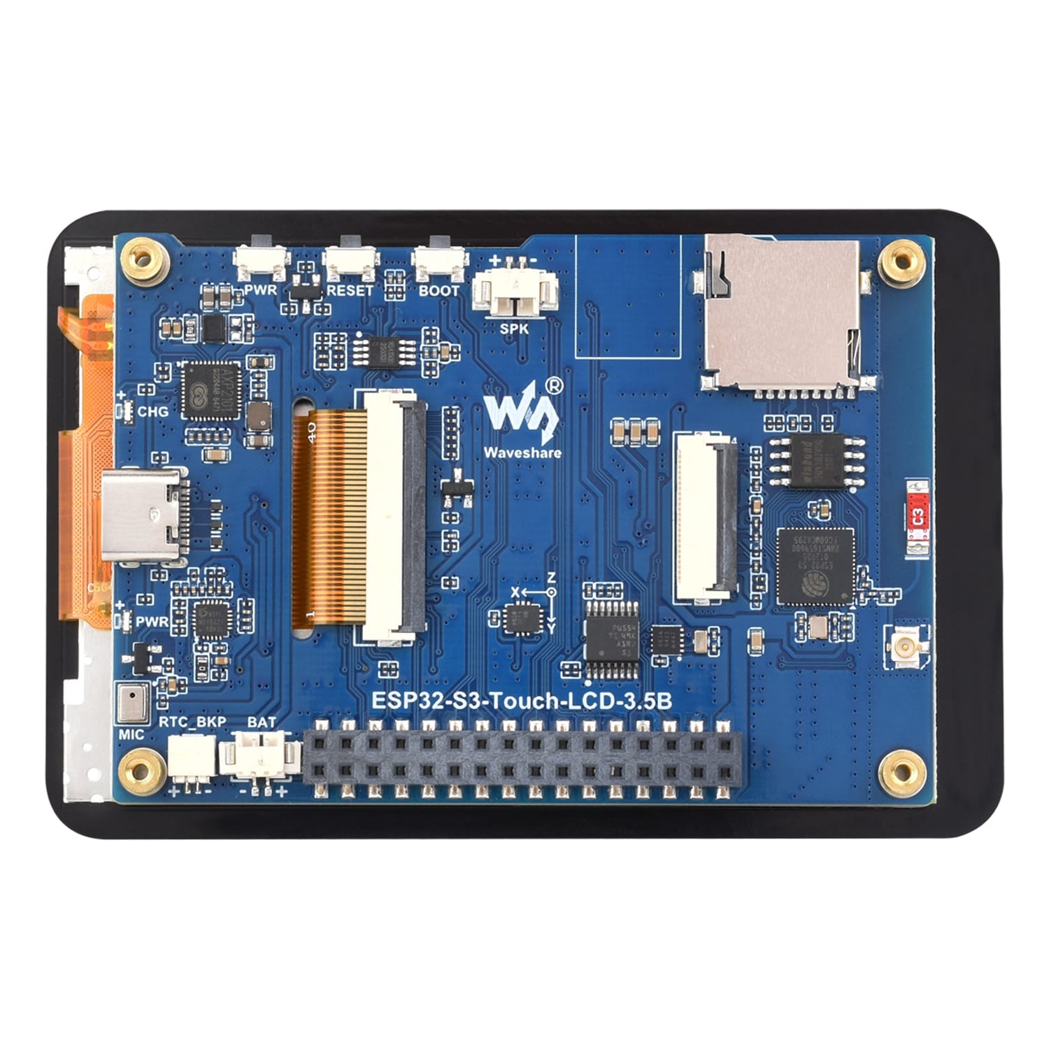 ESP32-S3 3.5" IPS Capacitive Touch Display Dev Board (B) - 320×480 by Waveshare - The Pi Hut