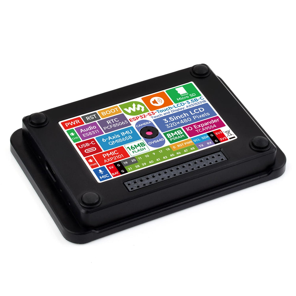 ESP32-S3 3.5" IPS Capacitive Touch Display Dev Board (B) - 320×480 by Waveshare - The Pi Hut