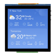 ESP32-S3 Dev Board with 4" IPS Display (480x480) by Waveshare - The Pi Hut