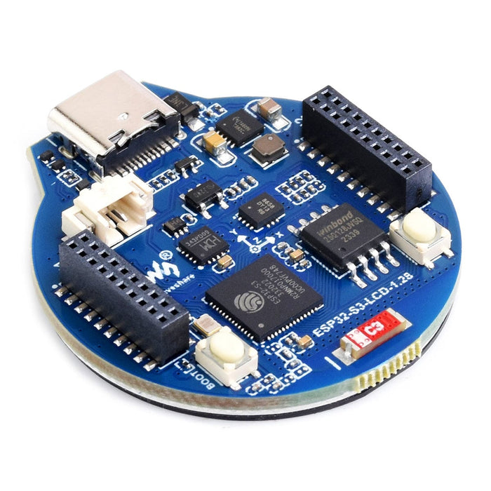 Esp32 S3 Development Board With 1 28 Ips Round Lcd The Pi Hut Esp32 S3 Development Board With 1 28 Ips Round Lcd The Pi Hut