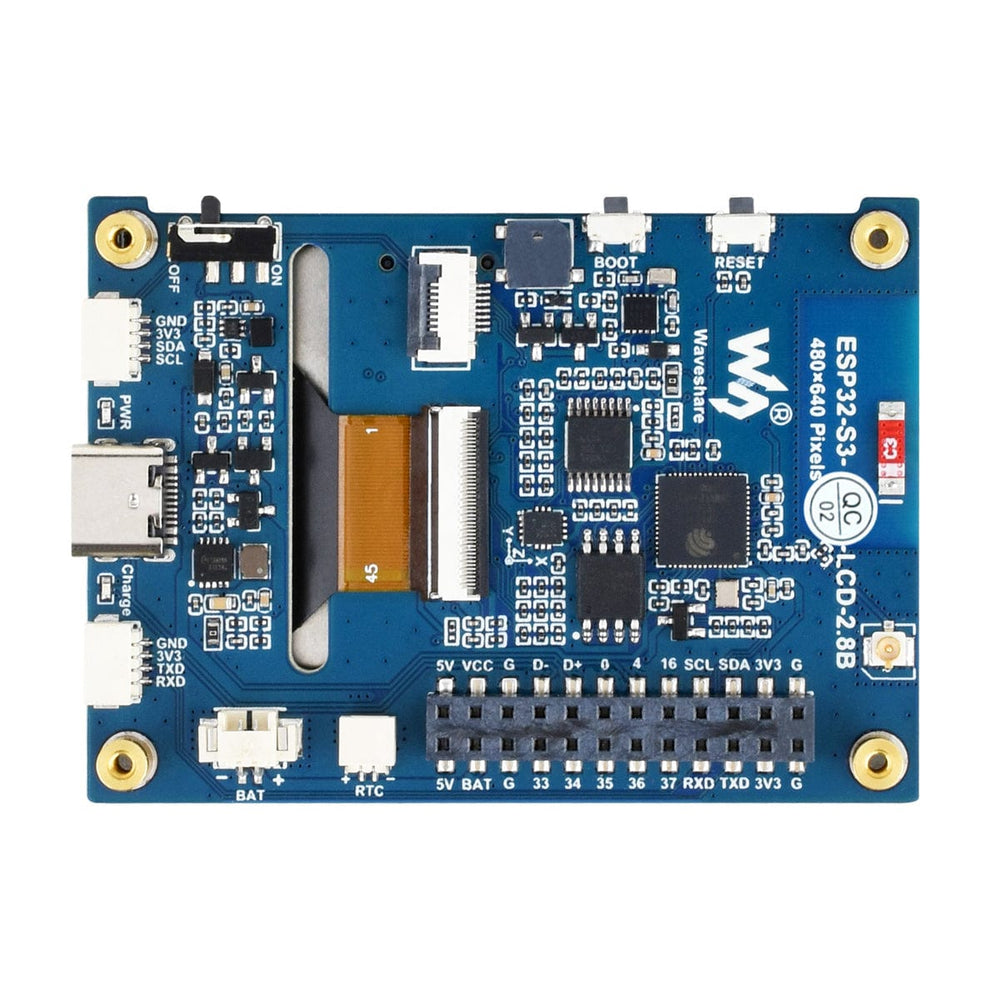 ESP32-S3 Development Board with 2.8" IPS LCD Display (480 x 640) - The Pi Hut