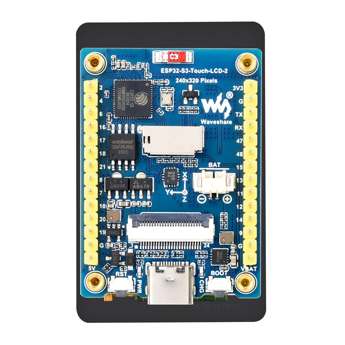 ESP32-S3 Development Board with 2" IPS Capacitive Touch Display (240 x 320) - The Pi Hut