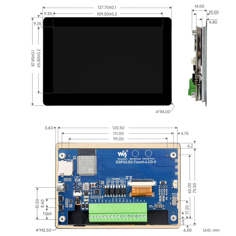 ESP32-S3 Development Board with 5