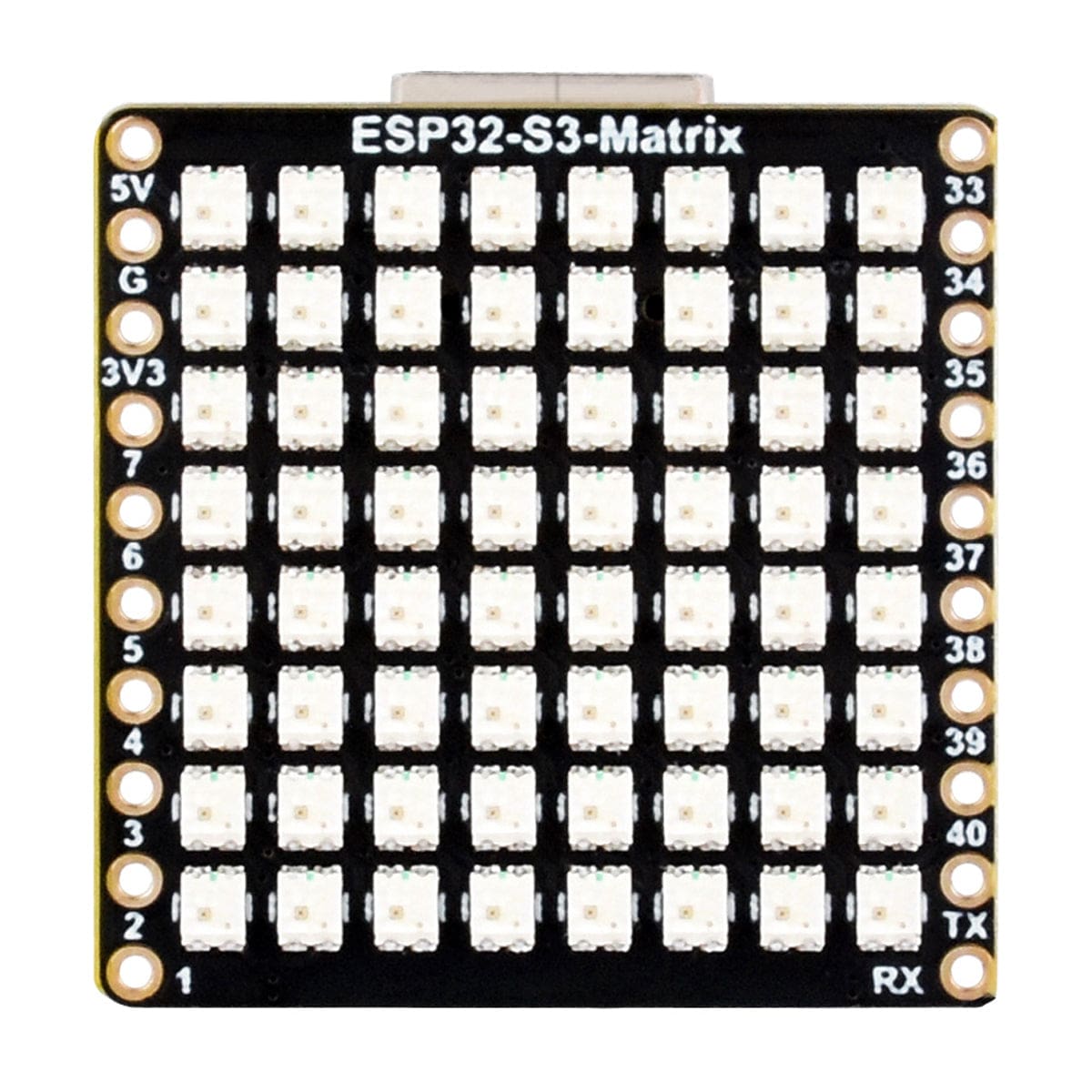 ESP32-S3 Development Board with 8 x 8 RGB LED Matrix - The Pi Hut