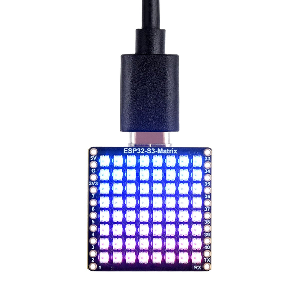 Scheda Di Espansione RGB Matrix Per ESP32-S3-DevKitC-1 E ESP32-DevKitC – Connettore HUB75, Alimentazione USB-C O DC 5V/8A, Ideale Per Prototipazione LED
