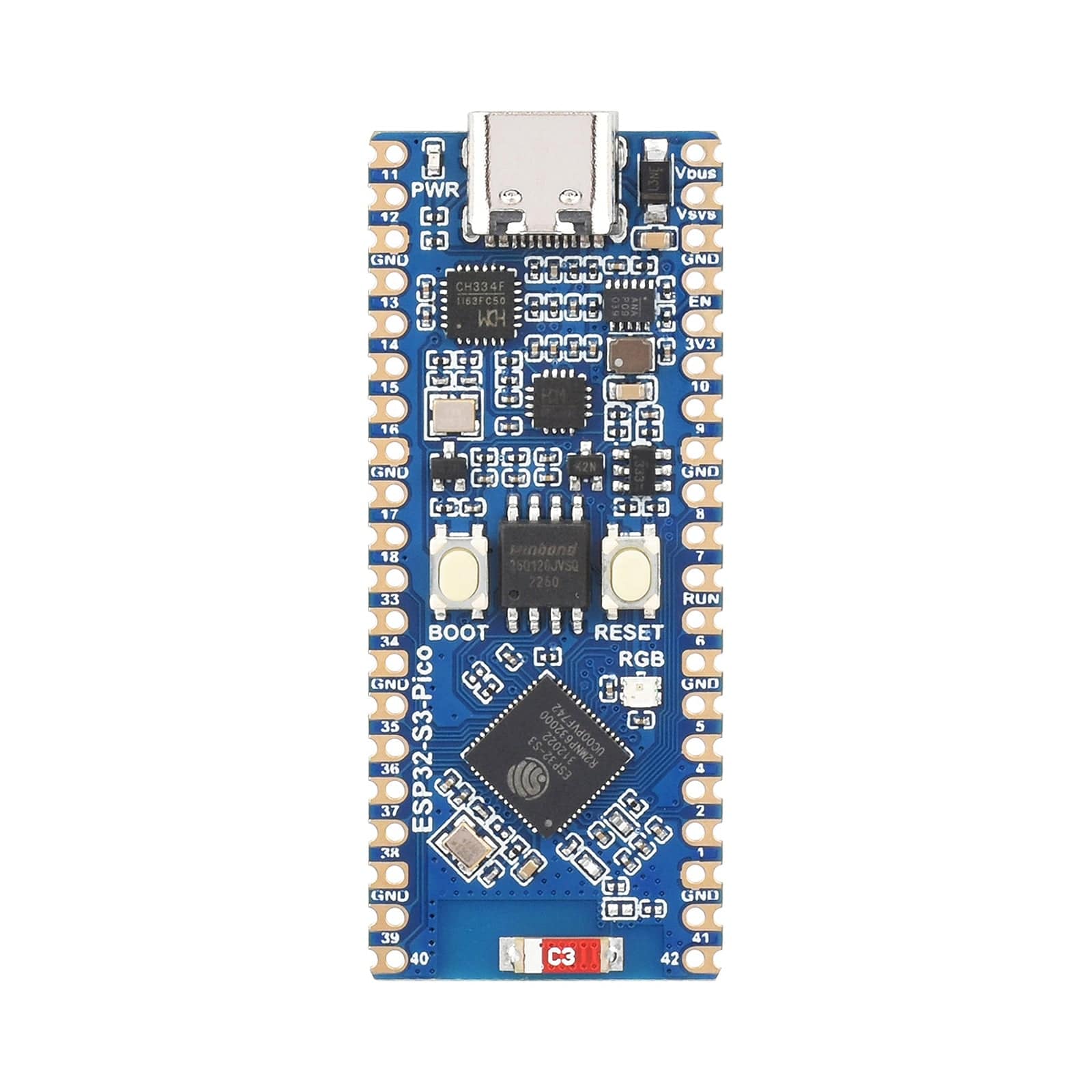 ESP32-S3 Microcontroller (2.4 GHz) - The Pi Hut