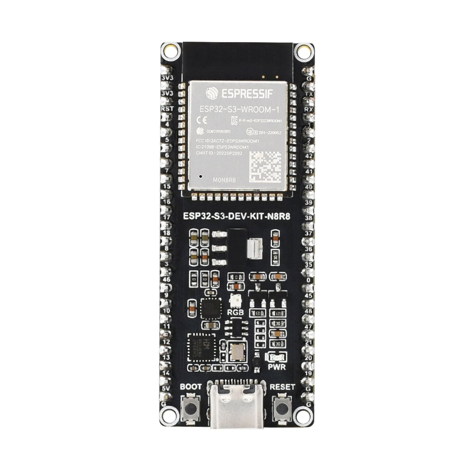 ESP32-S3 Microcontroller Development Board (With Headers) - The Pi Hut