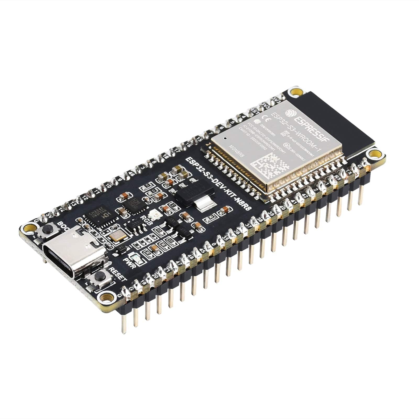 ESP32-S3 Microcontroller Development Board (With Headers) - The Pi Hut