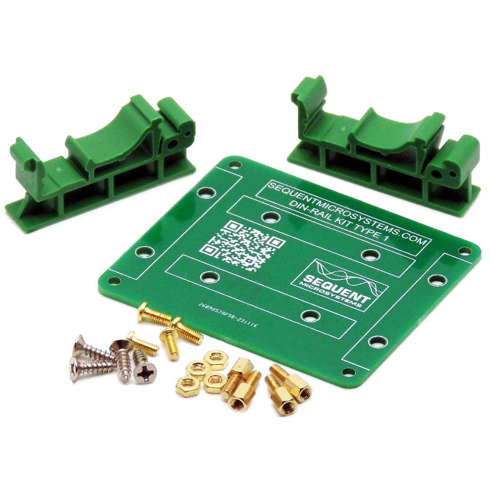 DIN-RAIL Kit Type-1 - Parallel to Rail - for Raspberry Pi