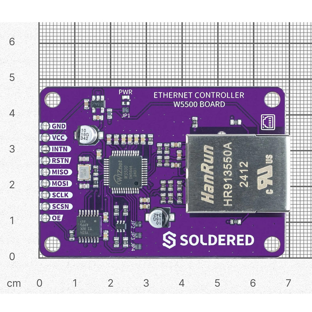 Ethernet Controller W5500 Board by Soldered Electronics - The Pi Hut