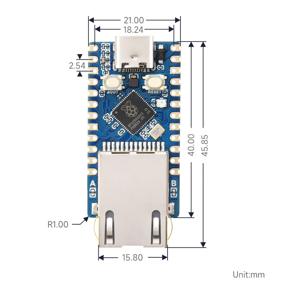 Ethernet Mini Development Board (RP2350)