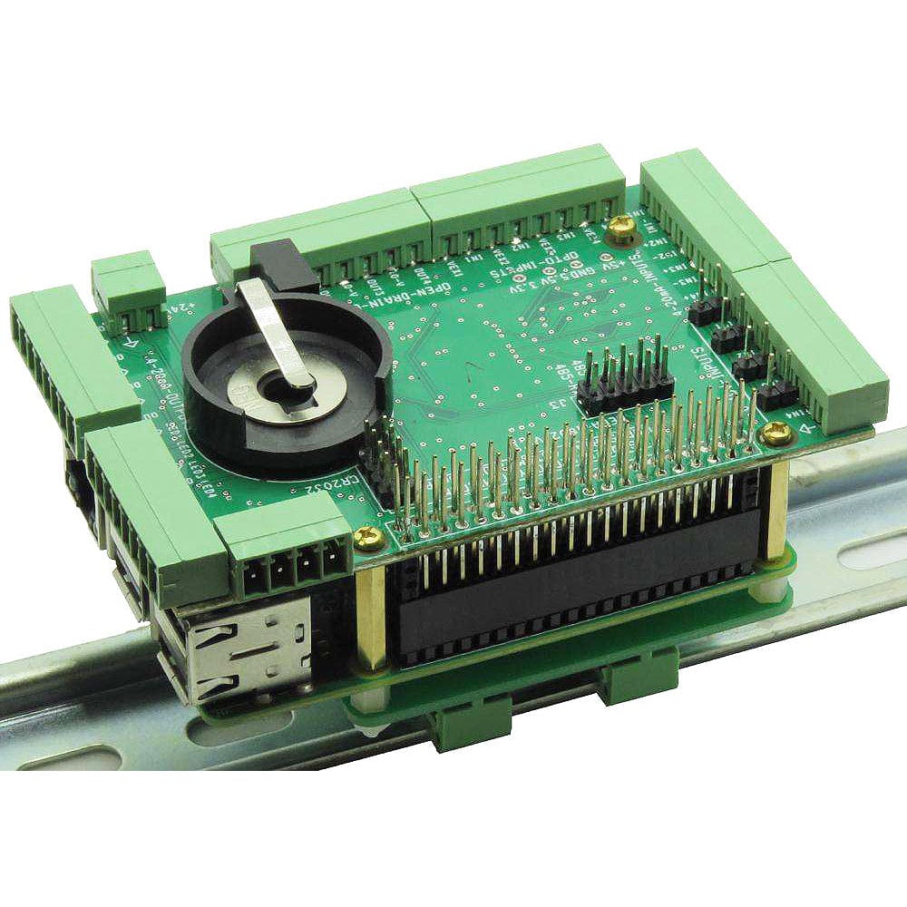 DIN-RAIL Kit Type-1 - Parallel to Rail - for Raspberry Pi