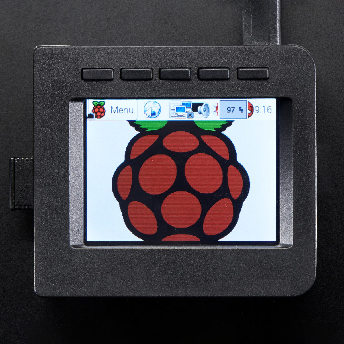 Faceplate and Buttons Pack for 2.4" PiTFT HAT - Raspberry Pi A+ by Adafruit - The Pi Hut