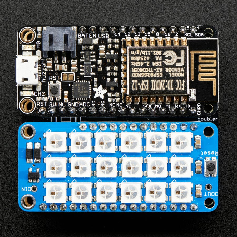 FeatherWing Doubler - Prototyping Add-on For All Feather Boards by Adafruit - The Pi Hut