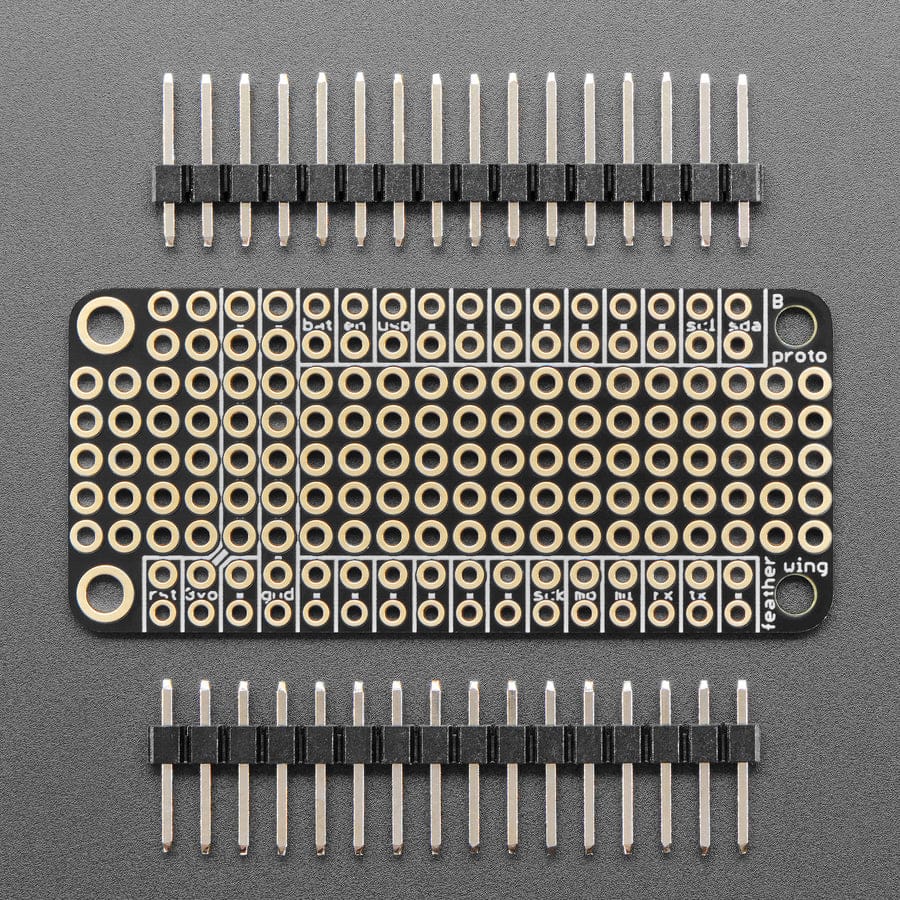 FeatherWing Proto - Prototyping Add-on For All Feather Boards by Adafruit - The Pi Hut