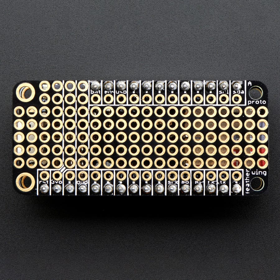 FeatherWing Proto - Prototyping Add-on For All Feather Boards by Adafruit - The Pi Hut
