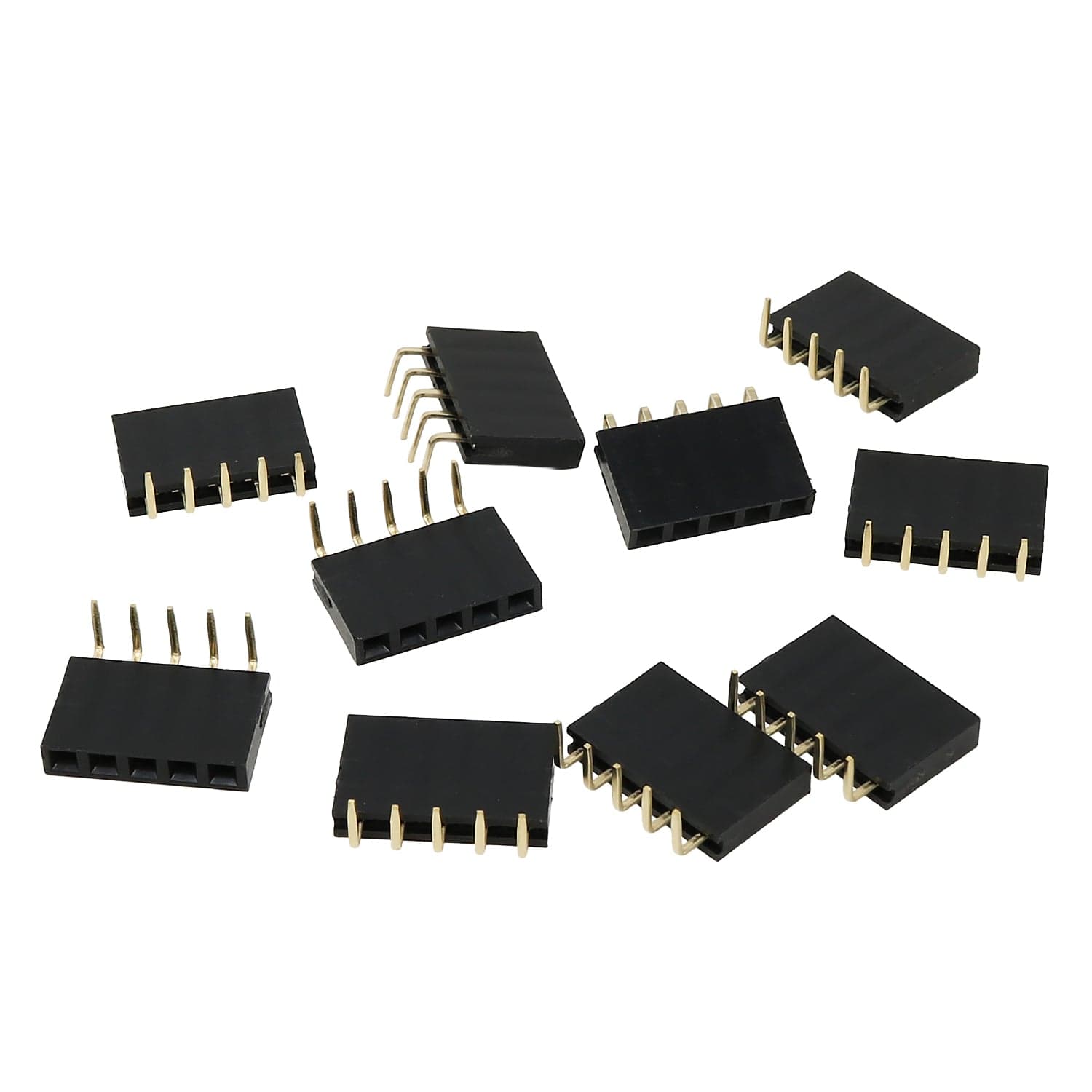 Female Right-Angled 2.54mm Header Packs by The Pi Hut - The Pi Hut