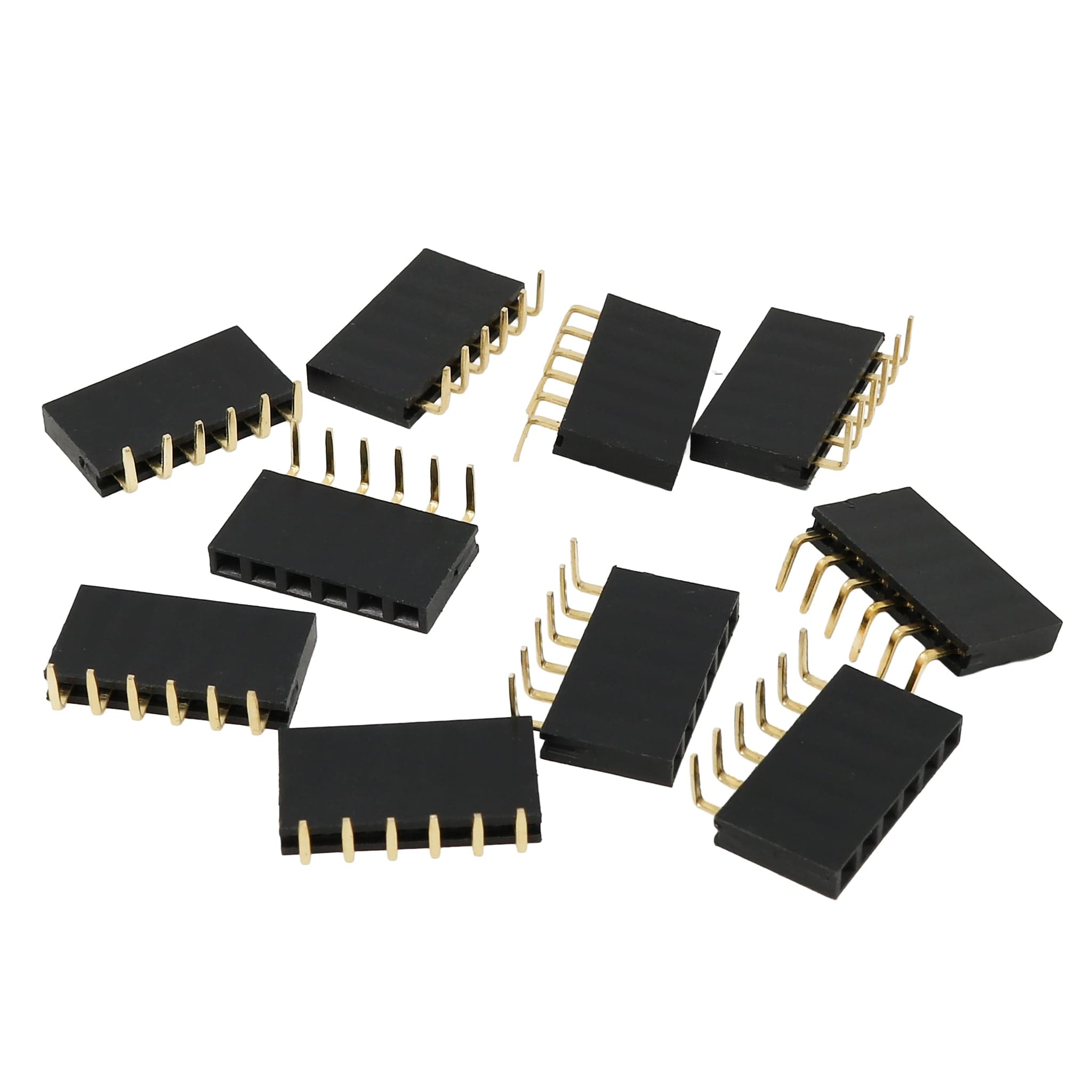Female Right-Angled 2.54mm Header Packs by The Pi Hut - The Pi Hut