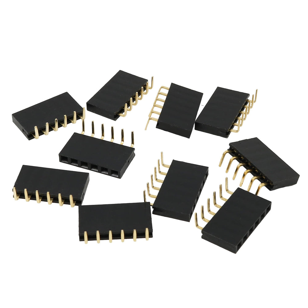 Female Right-Angled 2.54mm Header Packs by The Pi Hut - The Pi Hut