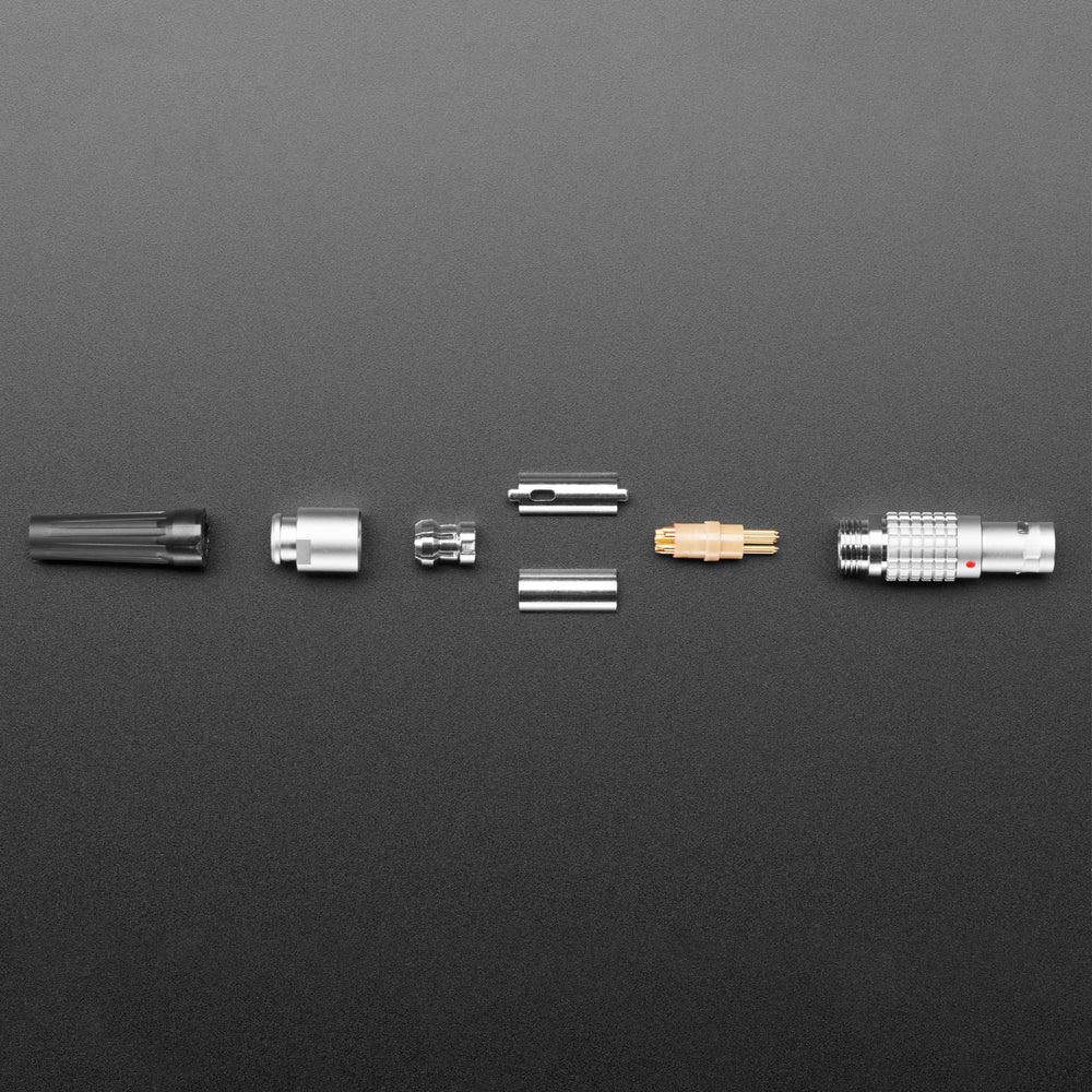FGG.0B Quick Connect 5 Pin Plug - 9mm Outer Diameter by Adafruit - The Pi Hut