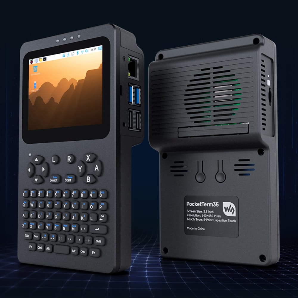 PocketTerm35 - Handheld Linux Terminal for Raspberry Pi
