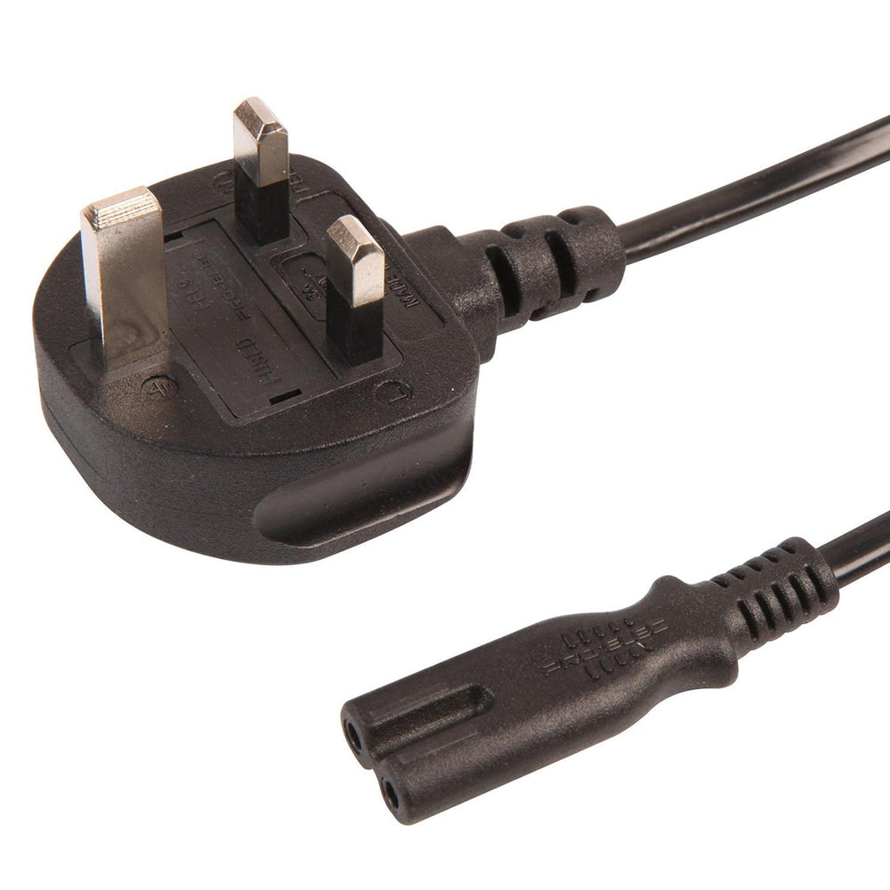 "Figure 8" Type Power Cable 2m - C7 (UK)