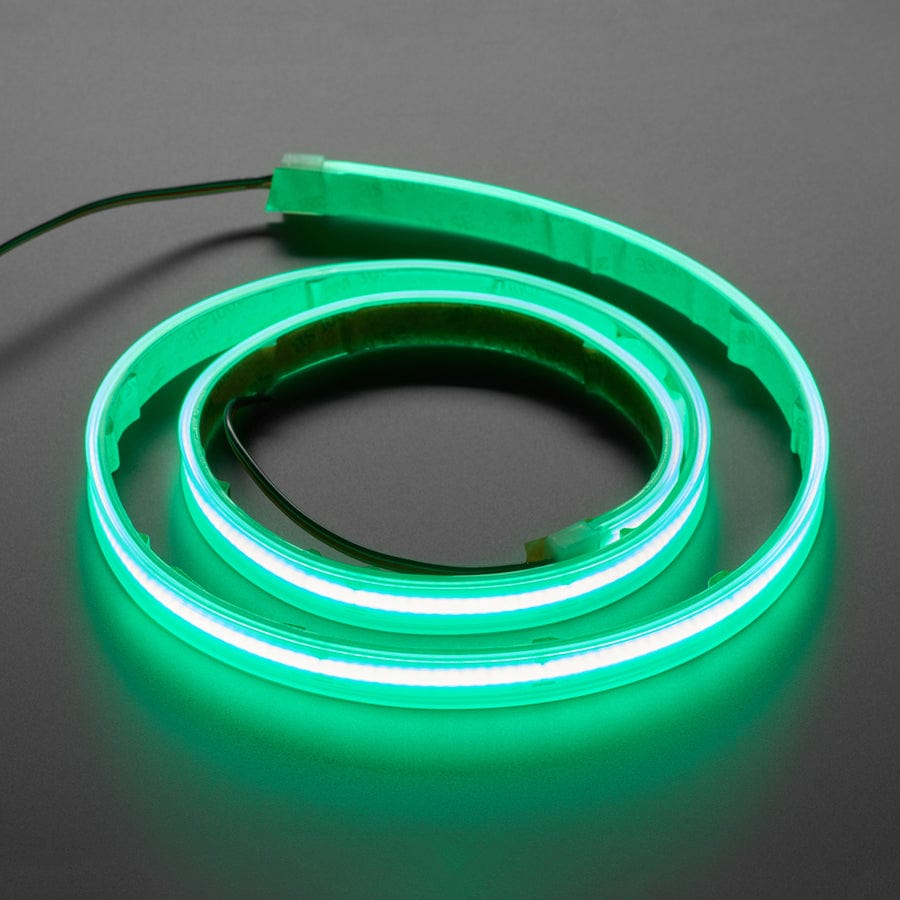 Flexible 12V LED Strip - 480 LEDs per meter - 1m long - Green